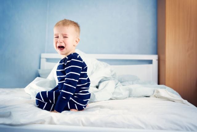 is bed wetting a sign of trauma